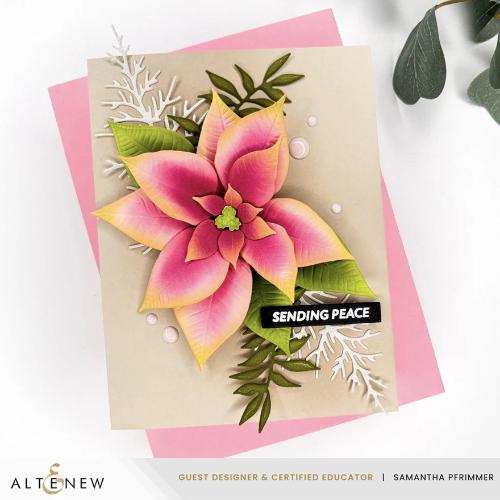 Altenew - Lush Botanicals: Poinsettia 3D Embossing Folder & Die Set