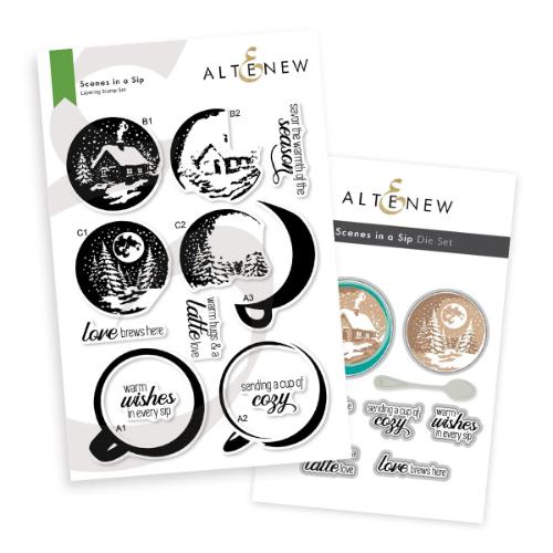 Altenew - Scenes In A Sip - Complete Bundle - Postage as per Actual