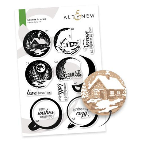 Altenew - Scenes In A Sip - Complete Bundle - Postage as per Actual
