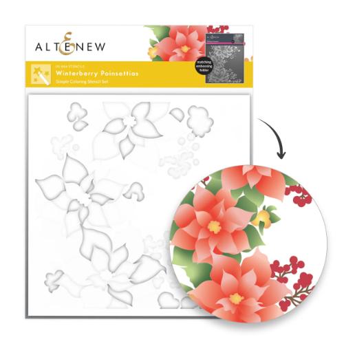 Altenew - Winterberry Poinsettias - Complete Bundle