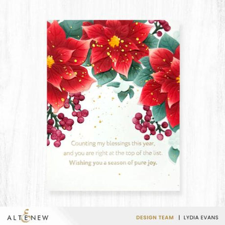 Altenew - Winterberry Poinsettias - Complete Bundle