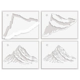 Altenew - Mountain Peak Layering Stencil Set (4 in 1)