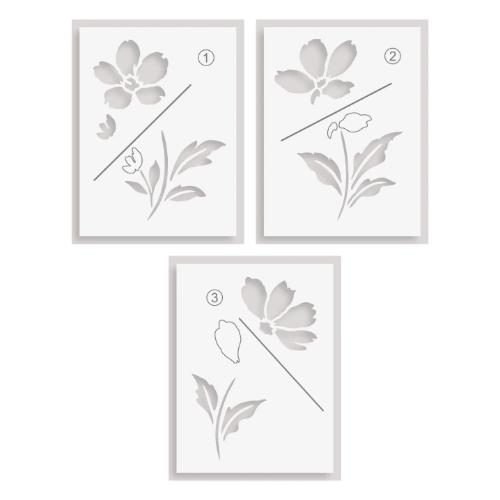 Altenew - Painted Petals Stencil Set (3 in 1)