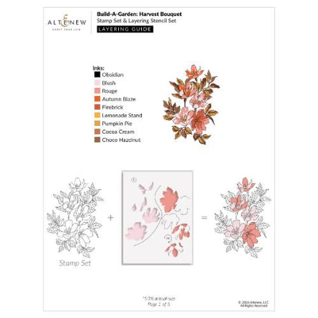 Altenew - Build-A-Garden: Harvest Bouquet - Postage as per Actual
