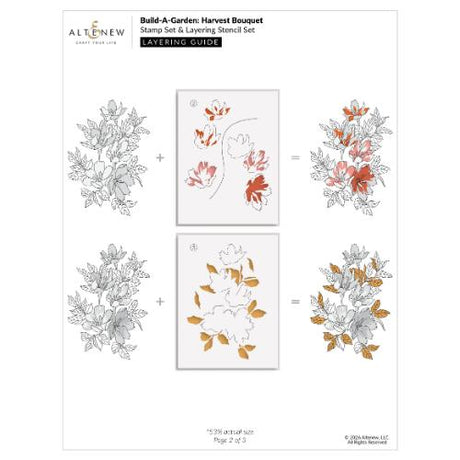 Altenew - Build-A-Garden: Harvest Bouquet - Postage as per Actual