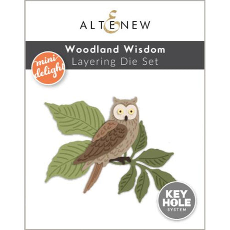 Altenew - Mini Delight: Woodland Wisdom Stamp & Layering Die Set