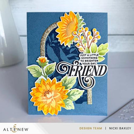 Altenew - Stencil Art: Botanical Argyle & Add-on Die Bundle - Postage as per Actual