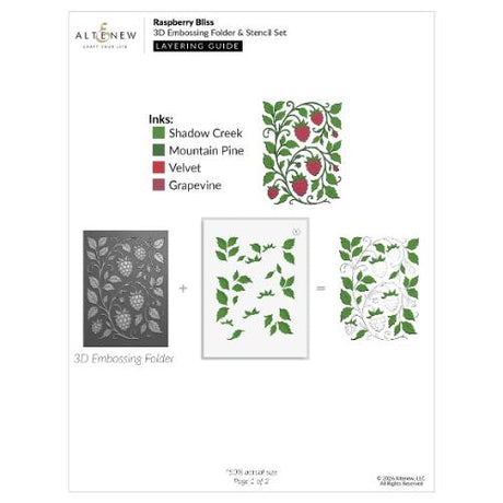 Altenew - Raspberry Bliss - Complete Bundle