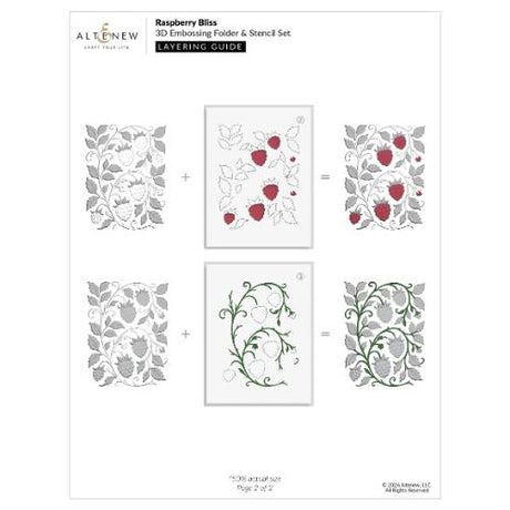 Altenew - Raspberry Bliss - Complete Bundle