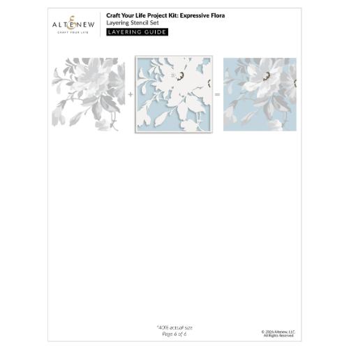 Altenew - Craft Your Life Project Kit: Expressive Flora & Add-on Die Bundle - Postage as per Actual