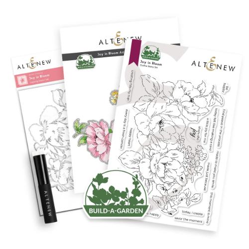 Altenew - Build-A-Garden: Joy in Bloom & Add-on Die Bundle - Postage as per Actual