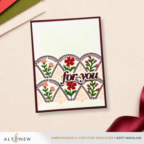 Altenew - Mini Delight: Simply For You Stamp & Layering Die Set