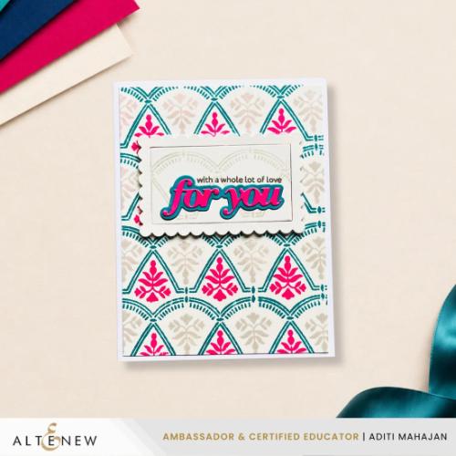 Altenew - Mini Delight: Simply For You Stamp & Layering Die Set