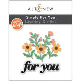 Altenew - Mini Delight: Simply For You Stamp & Layering Die Set