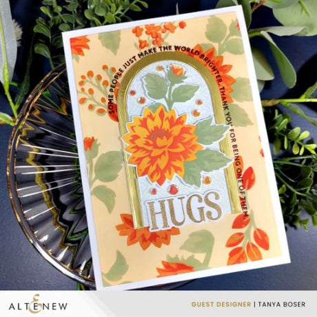 Altenew - Arched Sentiments Stamp & Die Bundle - Postage as per Actual