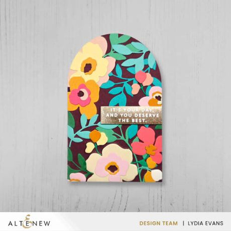 Altenew - Arched Sentiments Stamp & Die Bundle - Postage as per Actual