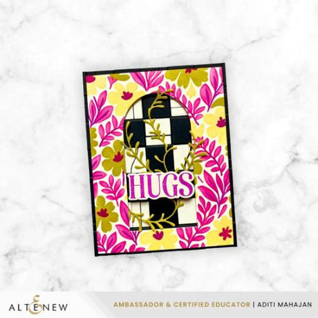 Altenew - Arched Sentiments Stamp & Die Bundle - Postage as per Actual