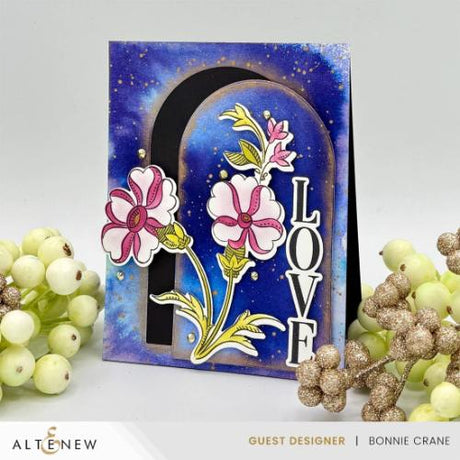 Altenew - Arched Sentiments Stamp & Die Bundle - Postage as per Actual