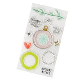 Vicki Boutin Peppermint Kisses Stamps Acrylic Holiday Wishes (11pcs) (34021948)