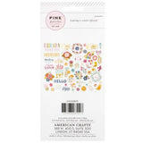 Memory Place Pink Paislee Joyful Notes Ephemera Die-Cuts 61/Pkg Vellum And Gold Foil Icons