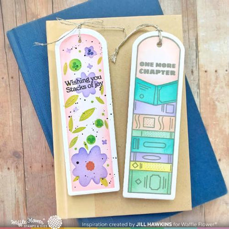 Waffle Flower - Round Bookmark Sayings Stamp Set