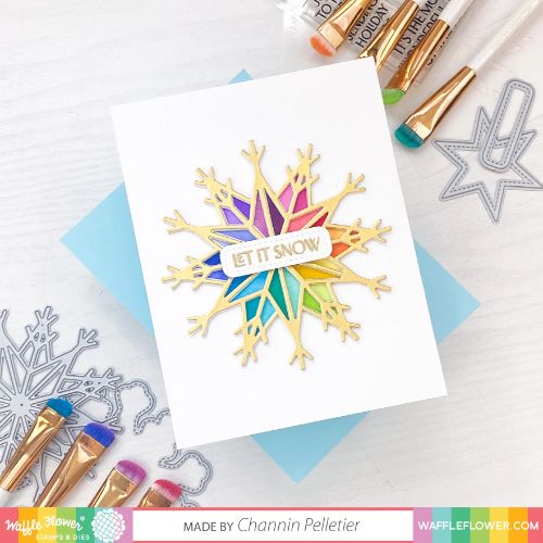Waffle Flower - Star Snowflake Stamp Set