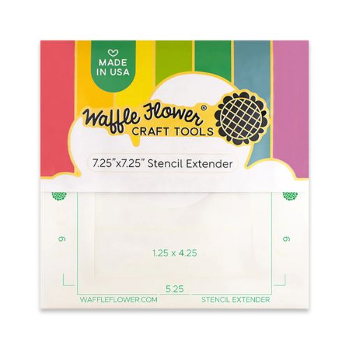 Waffle Flower - 7.25x7.25 Stencil Extender