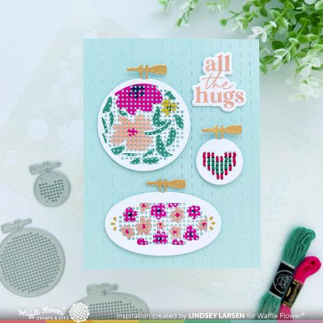 Waffle Flower - Stitchable Hoops Die