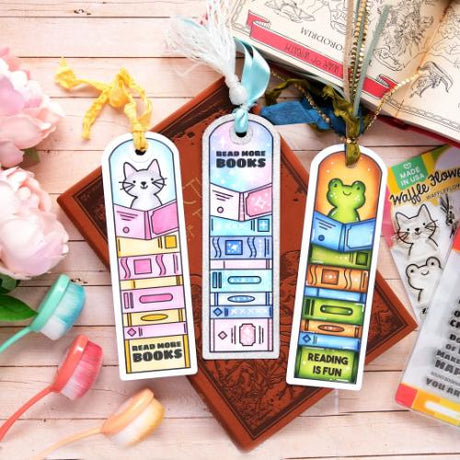 Waffle Flower - Round Critter Bookmark Stamp Set