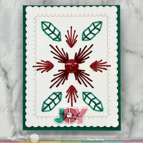 Waffle Flower - Winter Floral Stitching Die