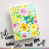 Waffle Flower - Wild Flowers Stencil
