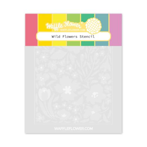 Waffle Flower - Wild Flowers Stencil