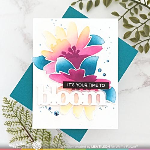 Waffle Flower - Painted Flower Matching Die