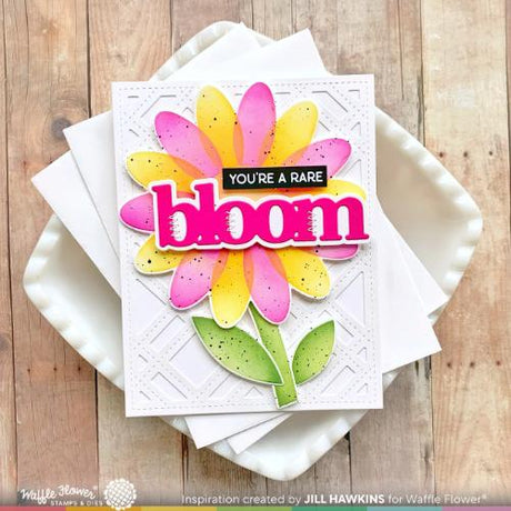 Waffle Flower - Oversized Daisy Die-n-stencil