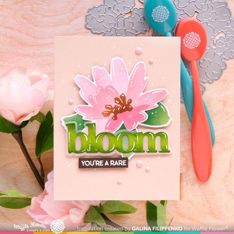 Waffle Flower - Painted Flower Stencil