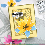 Waffle Flower - Painted Flower Stencil