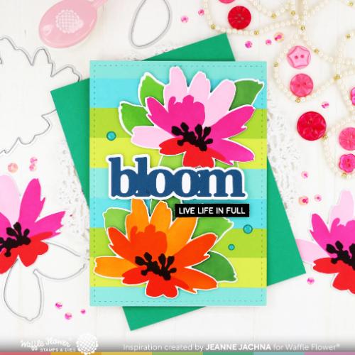Waffle Flower - Painted Flower Stencil