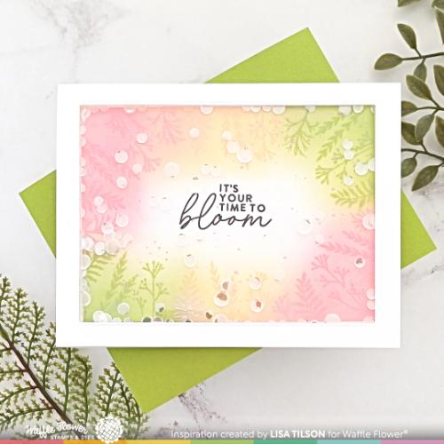 Waffle Flower - Wild Flower Silhouettes Stamp Set