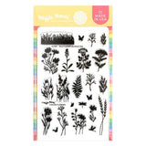 Waffle Flower - Wild Flower Silhouettes Stamp Set