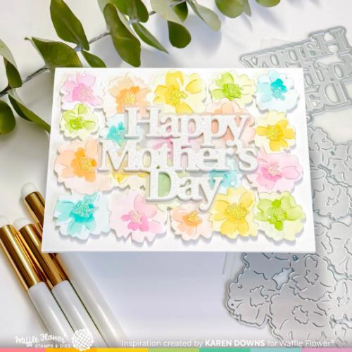 Waffle Flower - Mother's Day Word Die