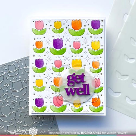 Waffle Flower - Print & Script Get Well Die