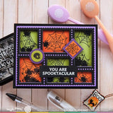 Waffle Flower - Postage Collage Spider Web Stamp Set