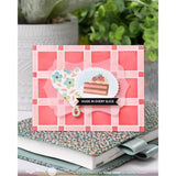 Waffle Flower - Nesting Piercing Fancy Labels Die