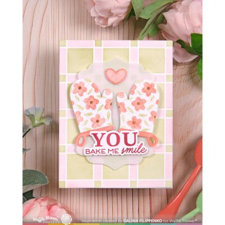 Waffle Flower - Nesting Piercing Fancy Labels Die