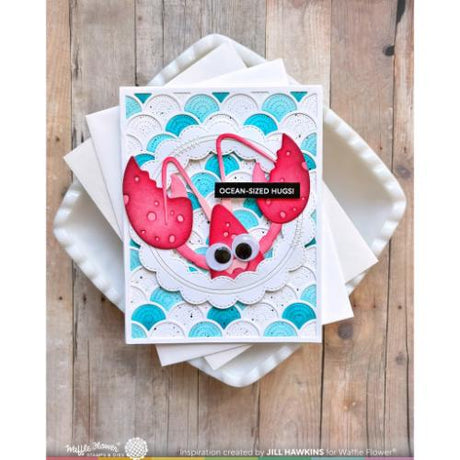 Waffle Flower - Jolly Wave Texture Die
