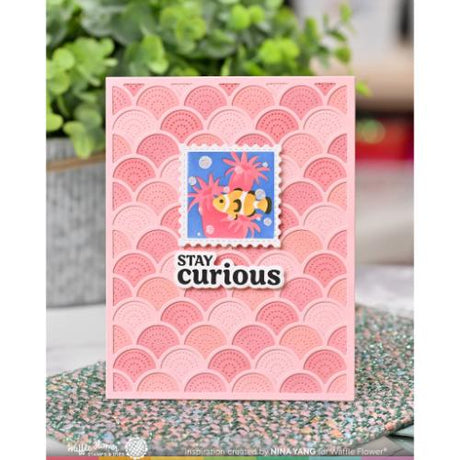 Waffle Flower - Jolly Wave Texture Die