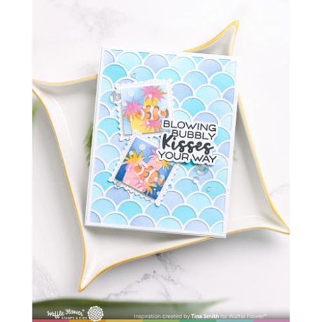 Waffle Flower - Jolly Wave Panel Die