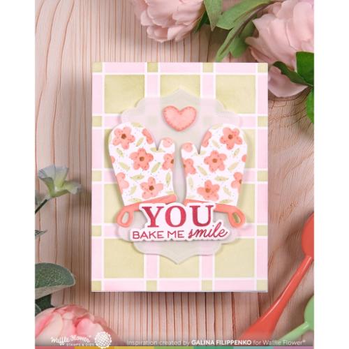 Waffle Flower - Baked with Love Sentiments Combo
