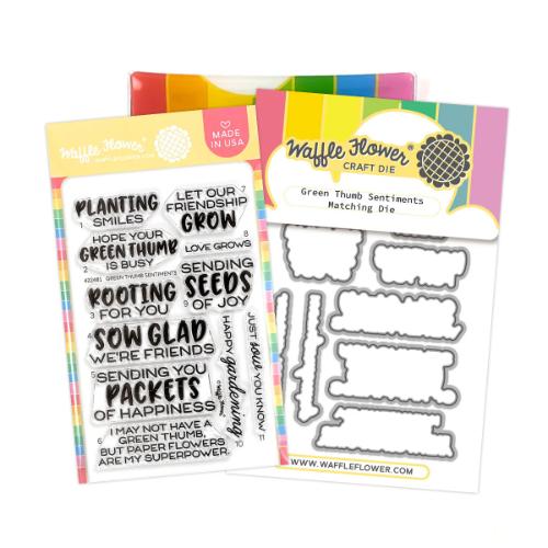 Waffle Flower - Green Thumb Sentiments Combo