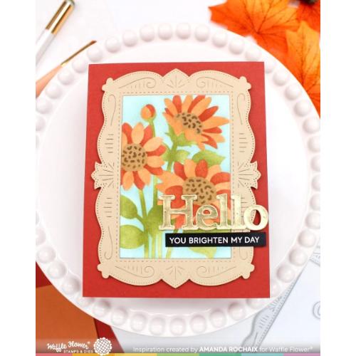 Waffle Flower - Simple Greetings Trio Die